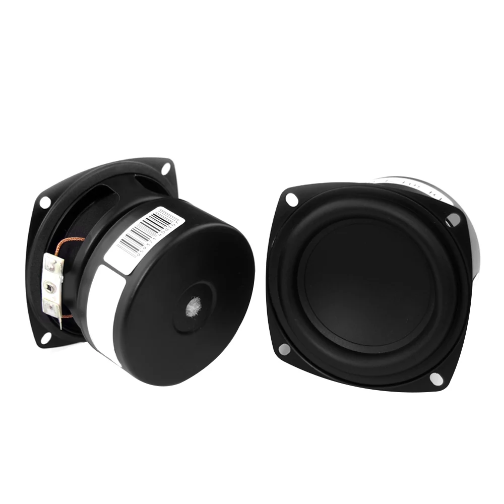 2Pcs 3 Inch Portable Audio Bass Speaker 4 8 Ohm 25W Home Theater Hifi Stereo Woofer Speakers Subwoofer Loudspeaker Horn