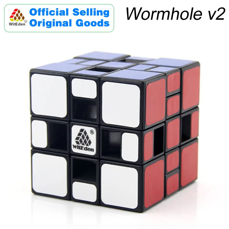 WitEden Wormhole v2 3x3x3 магический куб 3x3 Cubo Magico Профессиональный скоростной нео куб головоломка Kostka антистресс игрушки для мальчика