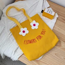 Холщовая Сумка женская новая стильная модная сумка на плечо INS Tundish Студенческая школьная сумка, очаровательные цветочные сумки