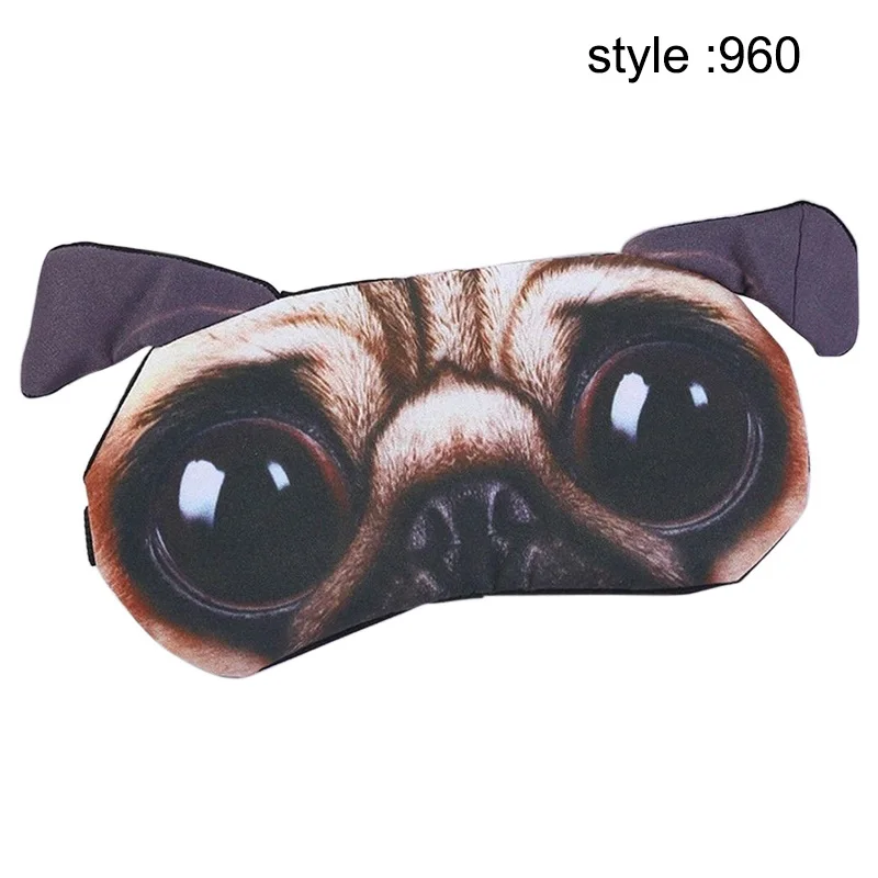 Роскошная Высококачественная модная 3D симпатичная маска для глаз с изображением животных для путешествий TK-ing - Цвет: 960