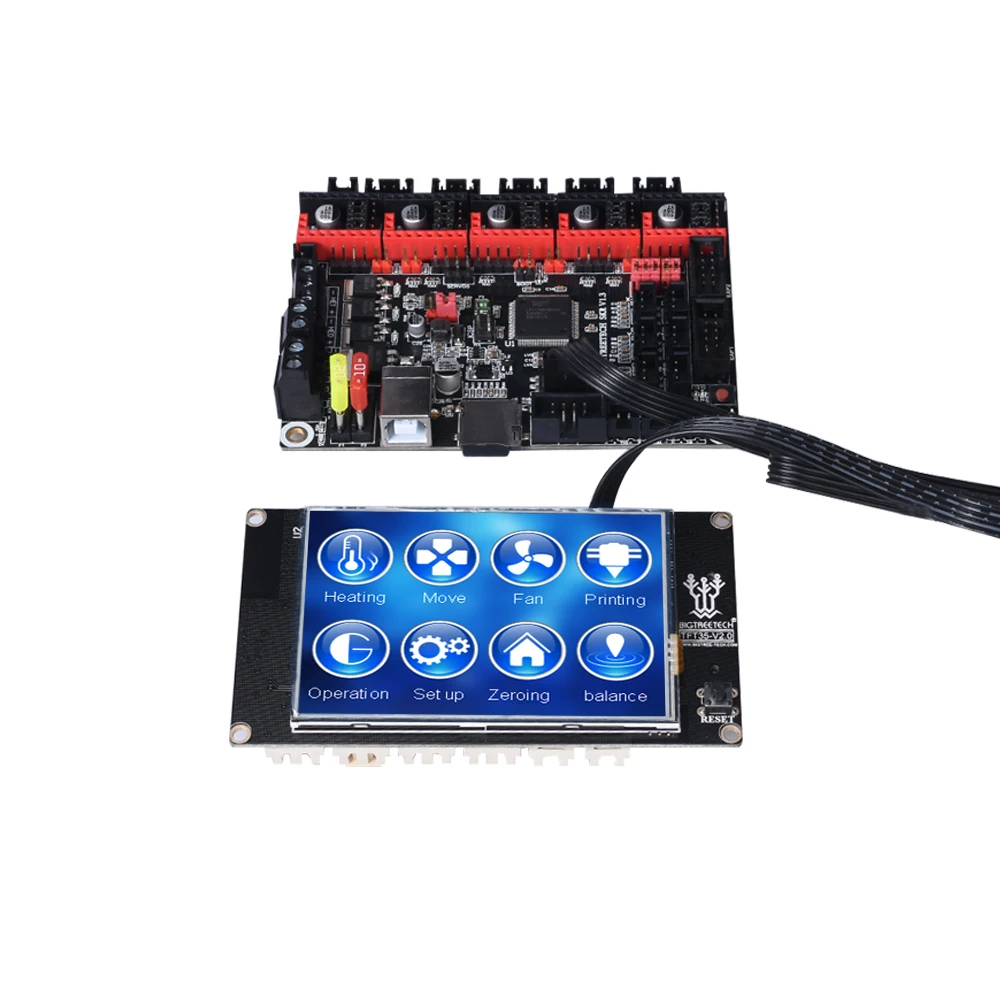 Материнская плата BIGTREETECH SKR V1.3 32 битная с сенсорным экраном TFT35 V2.0 управления для 3d