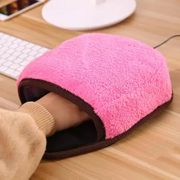 

Winter Heating USB Heated Mouse Pad Hand Warmer With Wristguard Warm Winter Mouse Mat For Home And Office Desk