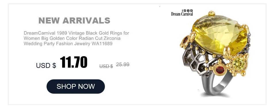 DremCarnival 1989 стильные украшения вечерние украшения крупное кольцо камень кубический цирконий много камней большое кольцо повседневное кольцо-цветы медное кольцо винтажное кольцо ювелирное изделие женственное