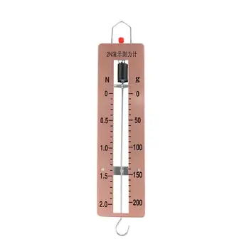 

1PC 2N Glod Spring Dynomometer Durable Practical lightweight Experiments Apparatus for Classroom