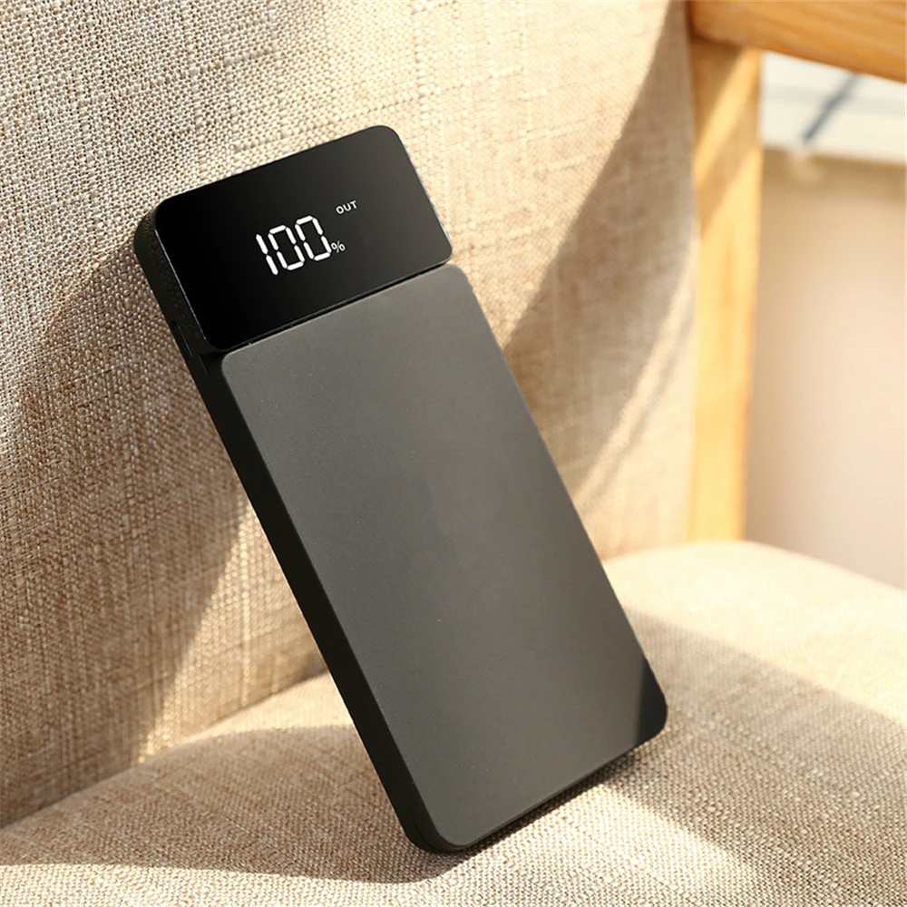 SOODOO 10000mah power bank type-C и Micro Mobile power Bank Зарядка для IPhone сокровище ЖК-дисплей для цифровой сокровище 2USB зарядка