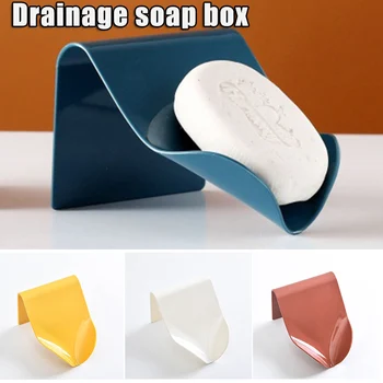 

Multi-functional Auto Drainage Soap Box Holder Soap Container Wall Hanging Rack QP2