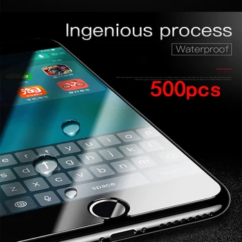 

500pcs DHL 2.5D Screen Protector Super Clear Tempered Glass film for iPhone 6 plus 6s plus 7 Plus Iphone 8 plus Protective Film