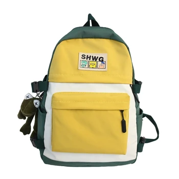 

New High Quality Nylon Women Backpack Female Laptop School Bag for Teenage Girls Fashion Travel Backpacks Book Mochila 1P56