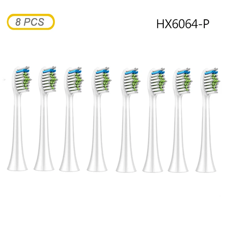 

8pcs sonic toothbrush replacement heads toothbrush electric for Ph Sonicare diamond clean hx9044 9024 6064 6054 6024
