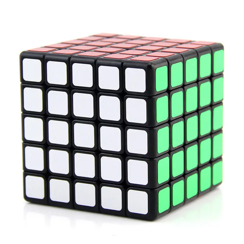 Высокое качество, ShengShou Legend, 5x5x5, магический куб, 5x5, скоростная головоломка, рождественский подарок, идеи, детские игрушки для детей - Цвет: Black