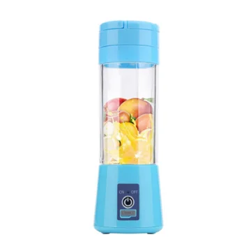 

Rechargeable Electric Portable Juicer Fruit Vegetable Juice Mixer Six-Leaf Blade Fruit Ice Smoothie Maker Blender Machine