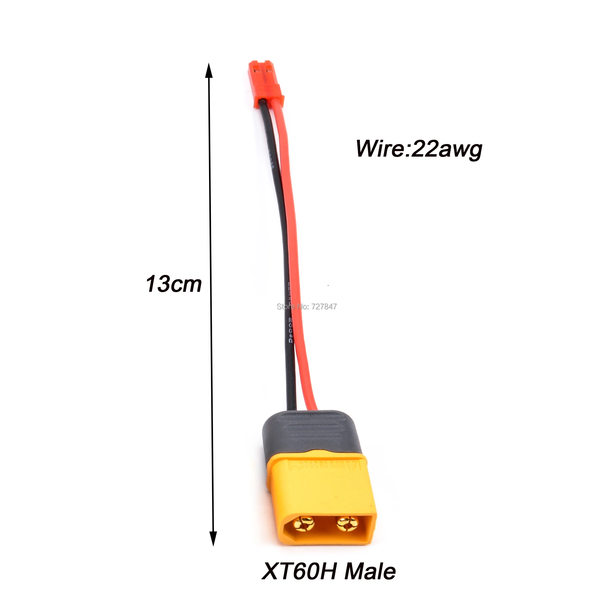 22AWG XT30U XT60 XT60H t-штекер мужской/женский разъем для JST штекер зарядное устройство адаптер LiPo батарея модель зарядки конвертер