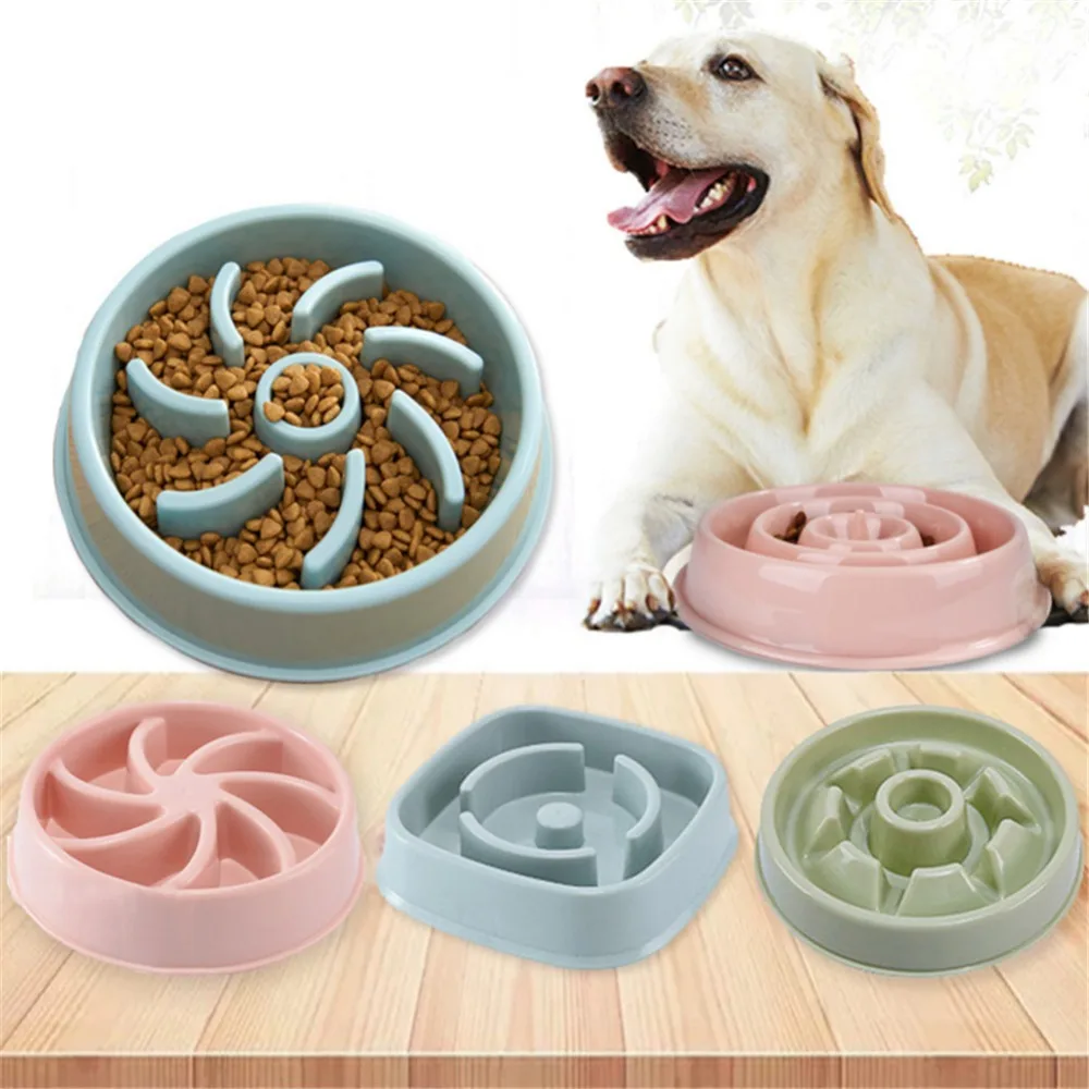 Cuenco alimentador lento para perros, suministros de baño para mascotas, alimentador lento para gatos y mascotas, nuevo