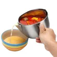 Многоразовые стальные соусные масла, суповый сепаратор, ситечко, миска, кухонная посуда, домашние кухонные инструменты для приготовления пищи