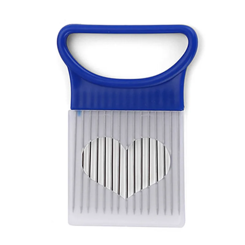 Stainless Steel Onion Needle Onion Holder Handheld Simple Slicer Fruit Vegetable Cutter Potato Kitchen Tool Bar Accessories onion slicer holder onion slicer 1PC
