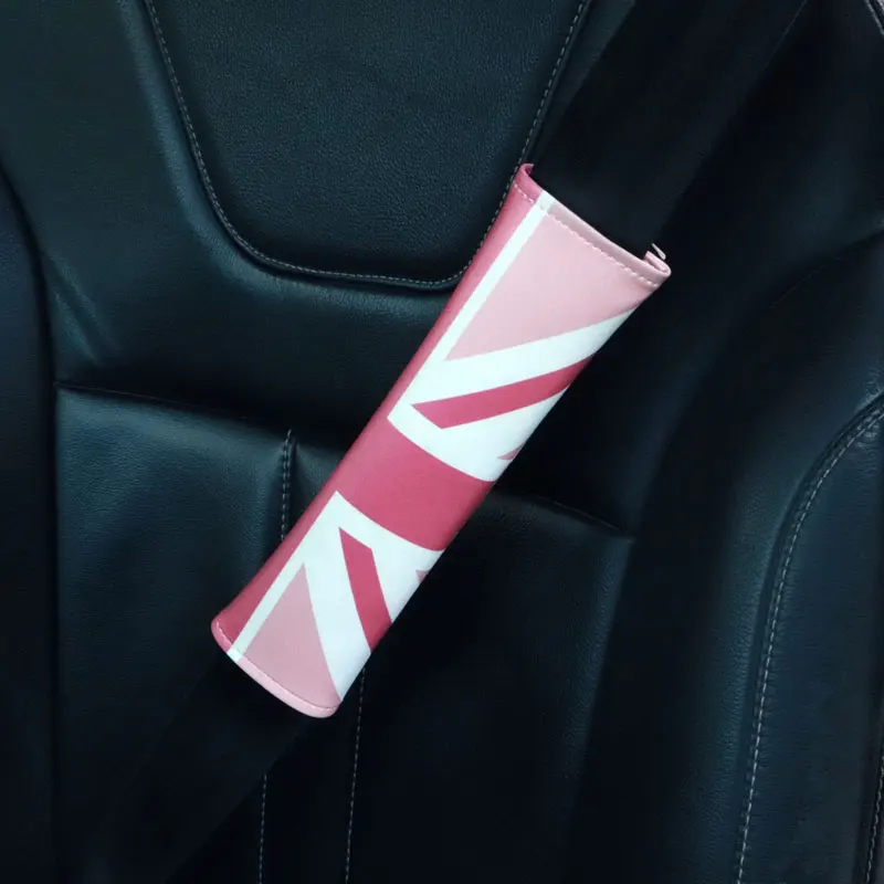 2Pcs High Quality Car Seat Belt Shoulder Cushion Cover Pad Fit For Mini Cooper 