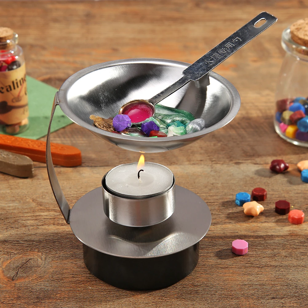 Retro Fire Wax Seal Beads Stick Furnace Stand Sealing Wax Stove Pot