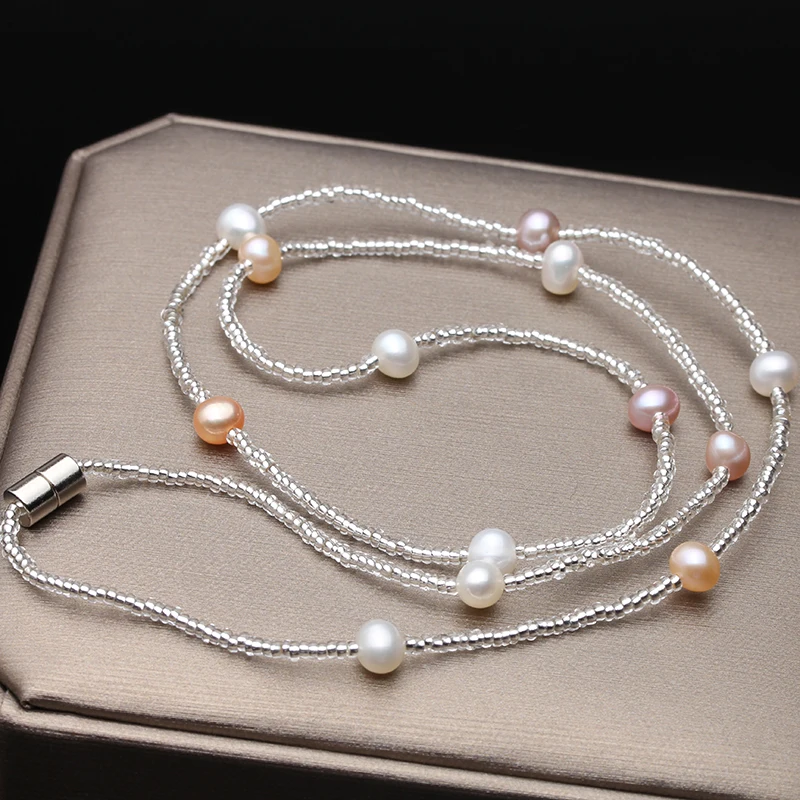 Jual Trendy 925 Silver Natural Pearl 