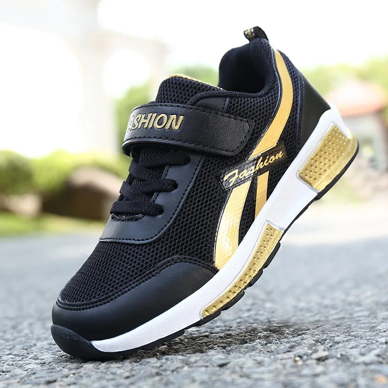 

2019 New Style Spring CHILDREN'S Shoes Mesh Breathable Big Boy Lightweight Fashion Casual Sports Shoes
