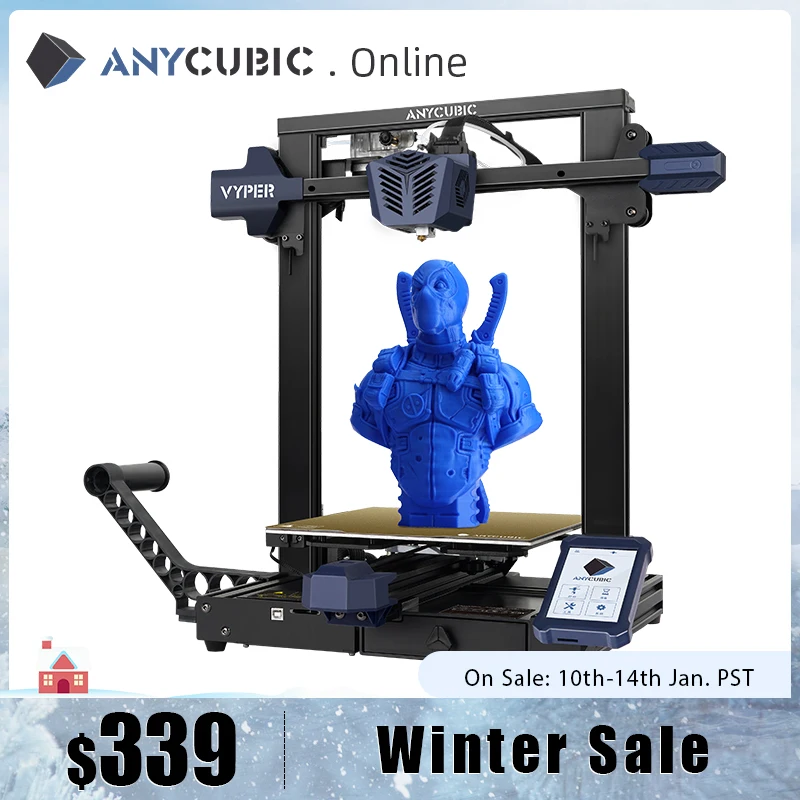 3D-принтер ANYCUBIC Vyper платформа для печати большого размера автоматическое