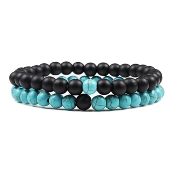 Bracelet distance couple rose