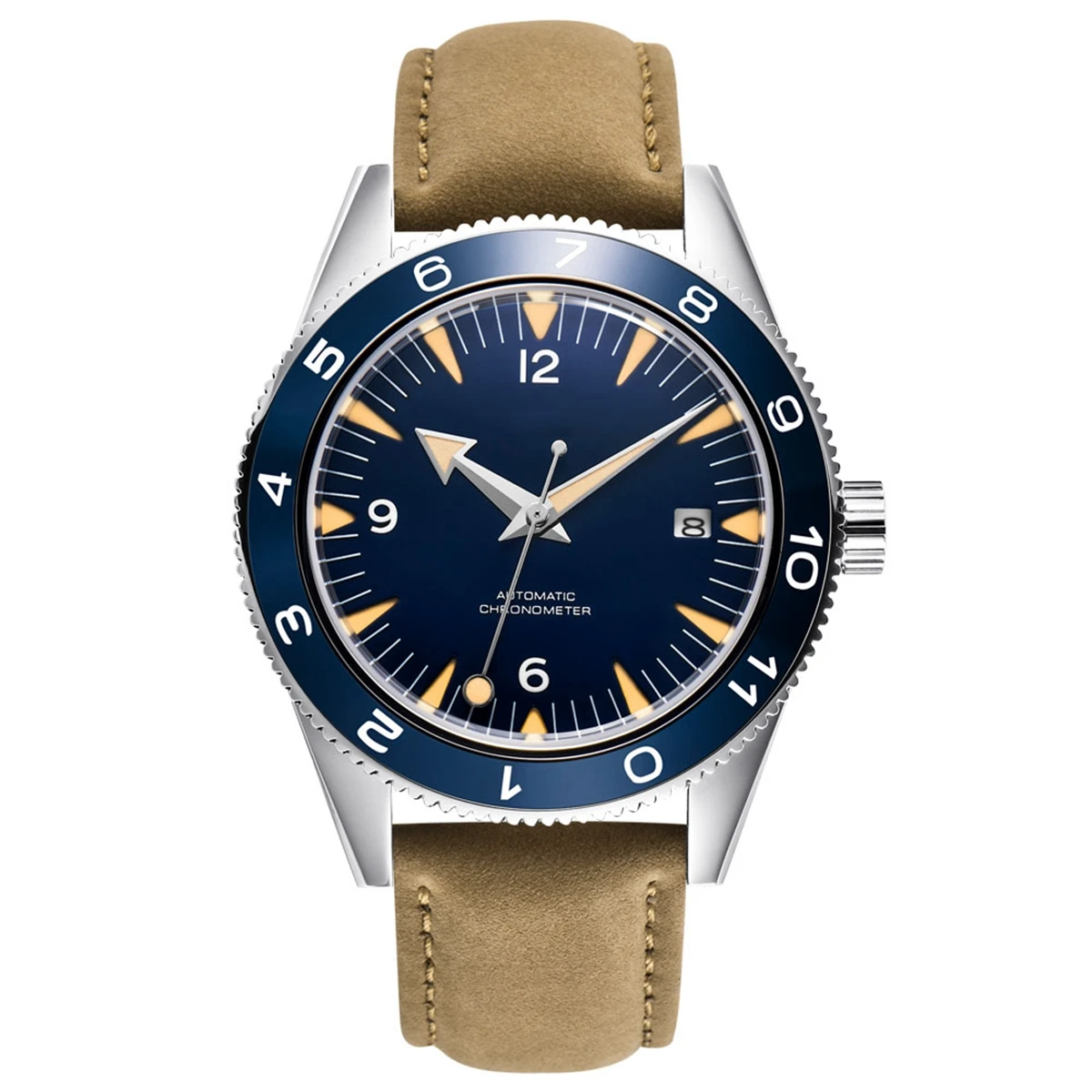 A Blue dial leather