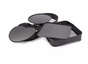

3PCS/SET Baking mold Kitchen accessories Cake Tool Non-stick cake mold Round, heart and square