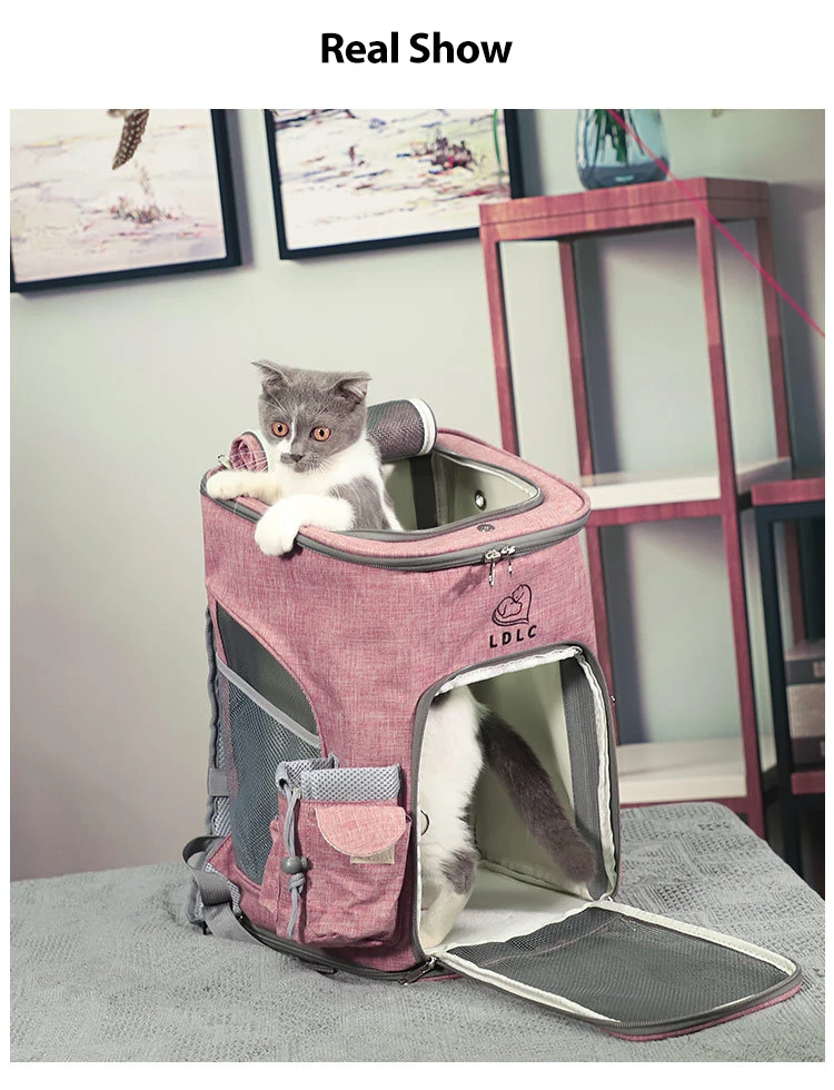 Pet Cat Рюкзак Сумка-переноска для собак пузырь большое пространство Pet Carrier Рюкзак для кошки и маленькая собака на открытом воздухе сумка дышащая