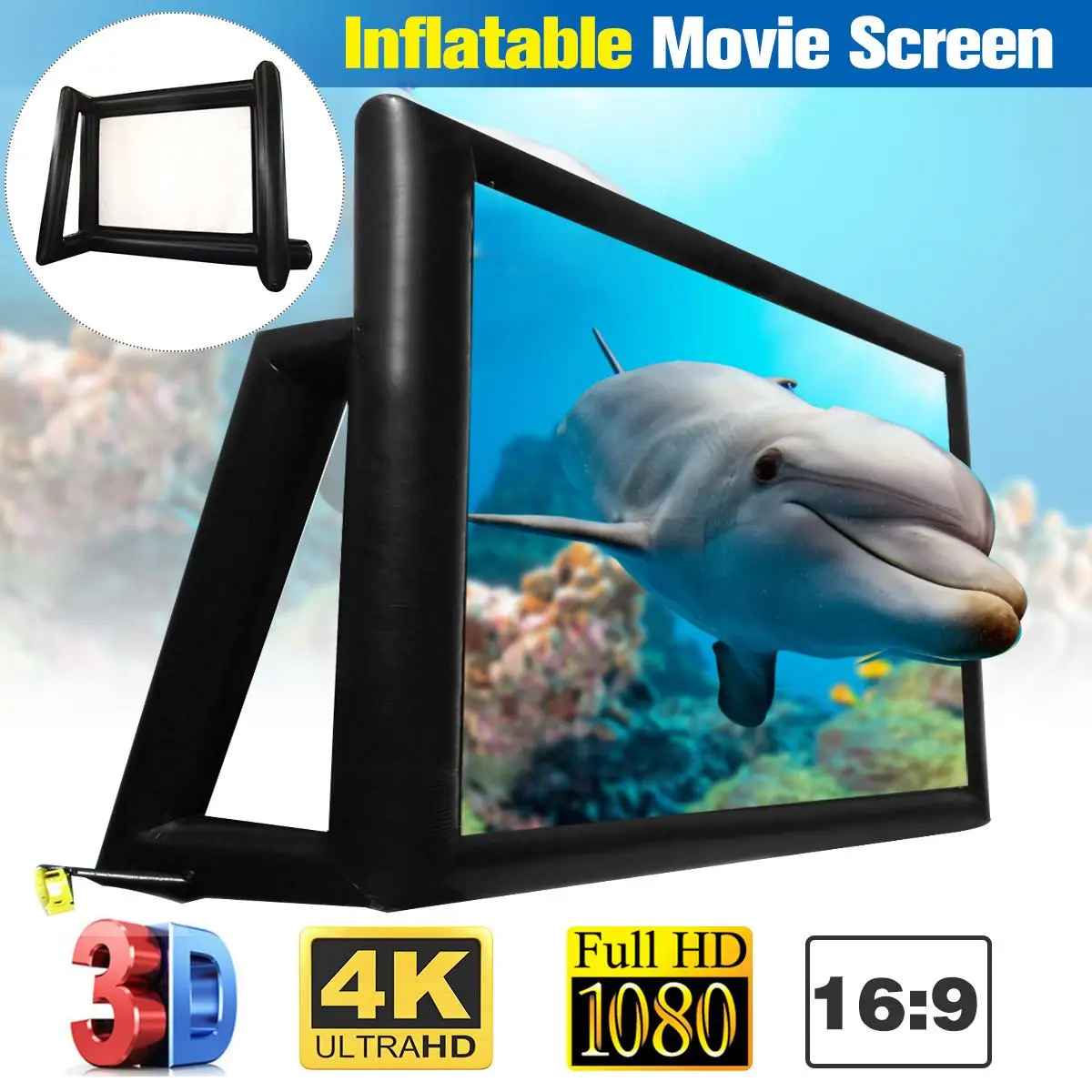 Cinema Theater Foldable Screen Canvas 