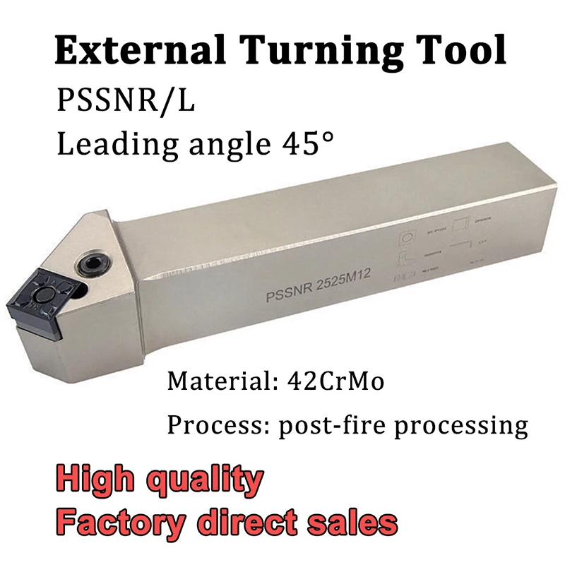 PSSNR2020K12 PSSNR 2525M12 PSSNL External Turning Tool Holder CNC Lathe