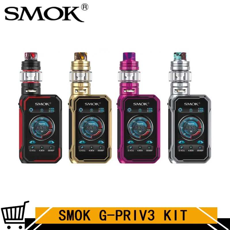 Оригинальный набор SMOK G PRIV 3 230 Вт 5 мл TFV16 Lite Tank Mesh Ом Двойная сетка коническая