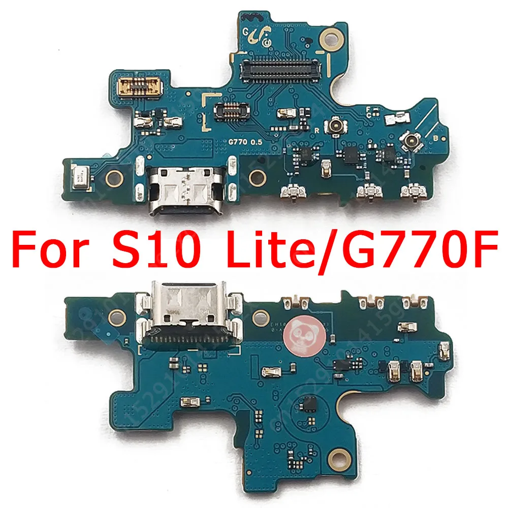Оригинальная зарядная Плата USB для Samsung Galaxy S10 Lite зарядный порт G770 PCB разъем гибкий