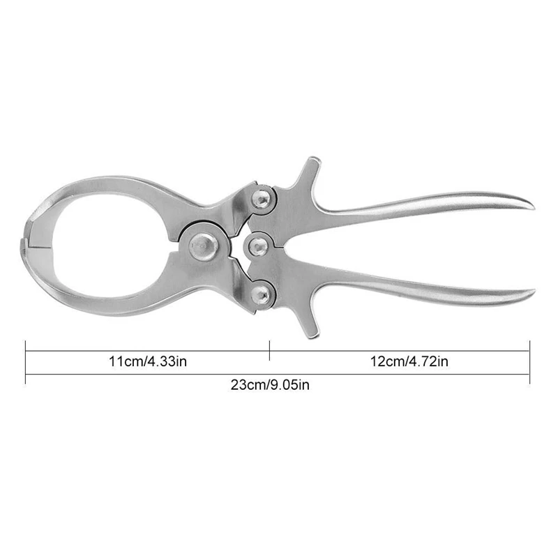 Щипцы для кастрации, инструменты для кастрации из нержавеющей стали, ветеринарные инструменты для кастрации свиней, овец, быков