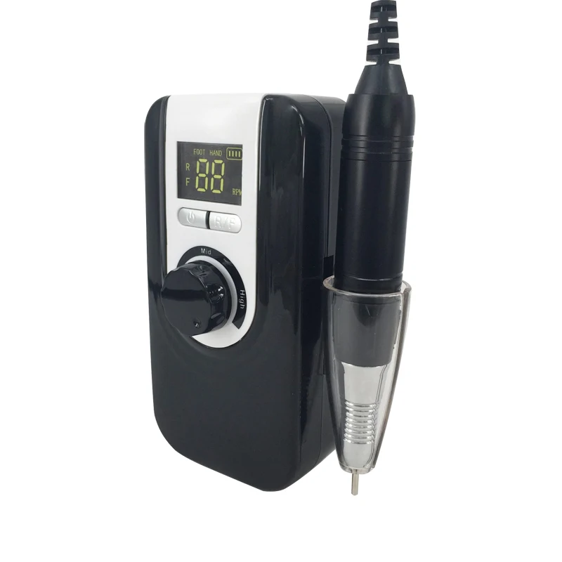 

2019 New Arrival 35000RPM Multi-function 25W Rechargeable Portable Electric Nail Drill Machine Nail Tool Manicure Pedicure Set