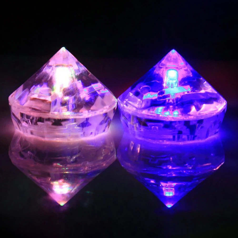 12 шт. Интегрированный цветной светодиодный кубик льда активированный жидкостью