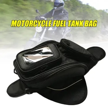 

Durable Oil Fuel Tank Bag Cycling Outdoor Waterproof Black Nylon Bicycle Dustproof Scratch Resistant Fuel Tank Bag