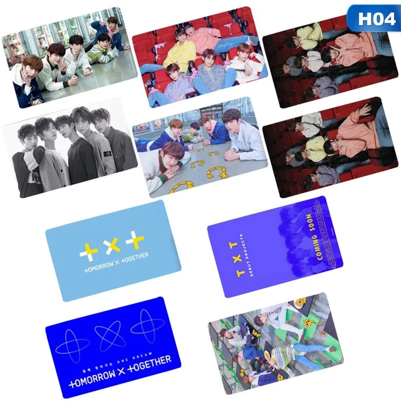 Kpop TXT Photo Stikcy Card Together xtogether Dream Chapter Star стикер для фотостудии DIY карты с кристаллами 10 шт./компл