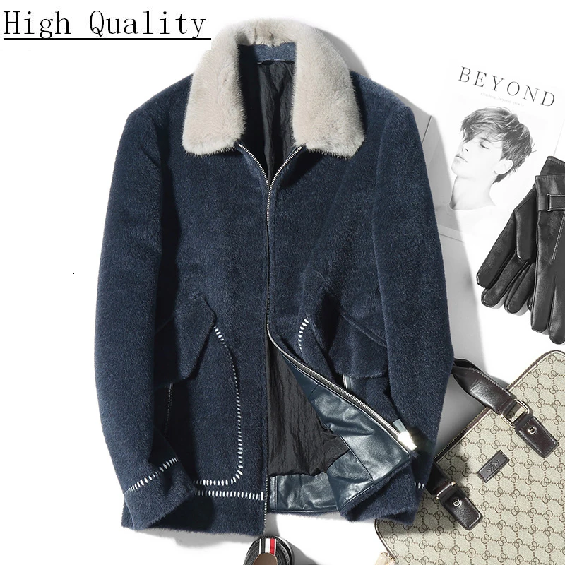 Short Wool Coat Vicugna Autumn Winter Man Jacket Mens Coats Overcoat Thick Slim Jackets Kaban Erkek HS-73-19552 KJ1494 Short Wool Coat Vicugna Autumn Winter Man Jacket Mens Coats Overcoat Thick Slim Jackets Kaban Erkek HS-73-19552 KJ1494