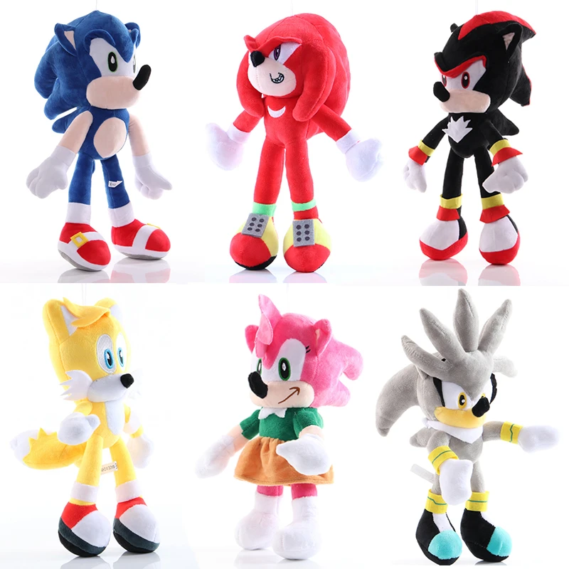 silver the hedgehog plush toy