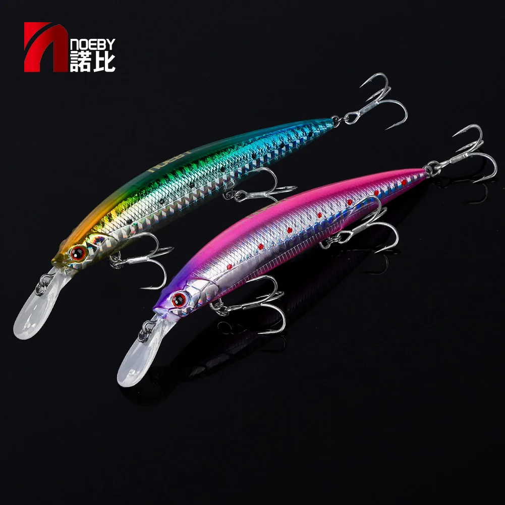 Noeby Minnow Fishing Lure 110s 19g 110f 19g 130f 23g Casting Wobblers  Jerkbait Artificial Hard Bait For Saltwater Fishing Lures - Fishing Lures -  AliExpress