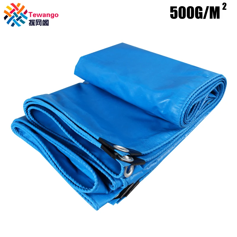 5m x 3m Blue Heavy Duty Tarpaulin Lightweight Waterproof Ground Sheet Cover 
