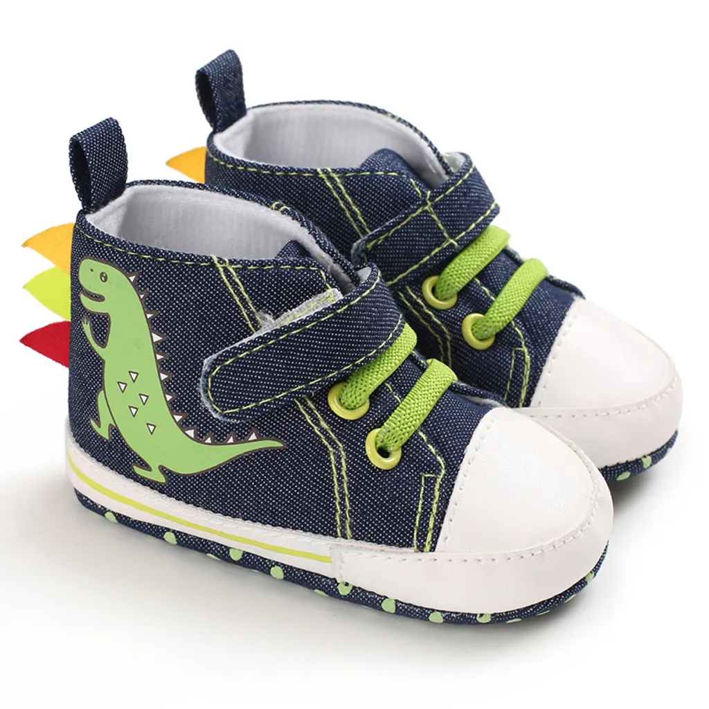 MUQGEW/осень г.; детская обувь для новорожденных; обувь для маленьких девочек и мальчиков; ажурная обувь для первых шагов; однотонные милые кроссовки на мягкой подошве с героями мультфильмов - Цвет: Dark Blue