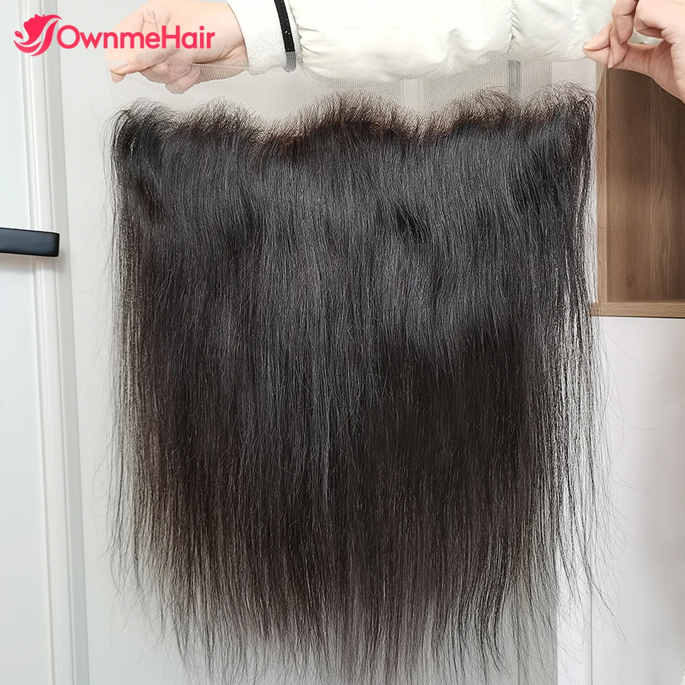 4x4 5x5 13x4 Transparent Lace Frontal Closure Brazilian Human Hair Swiss Lace 100% Human Remy Hair Pre Plucked With Baby Hair