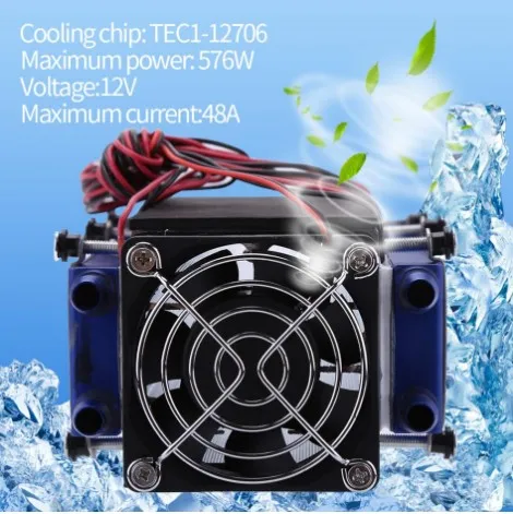 DC 12V 576W 8-чип TEC1-12706 DIY термоэлектрический радиатор охлаждения воздуха охлаждающее устройство инструмент