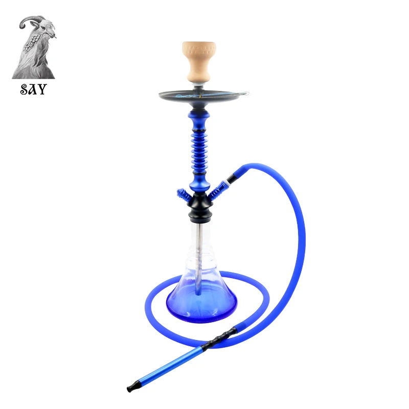

SY A Complete Set With Metal Stem Hookah Bowl Glass Shisha Pipe For Smoking Shisha Water Pipe Chicha Narguile Shisha