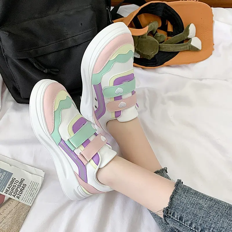 

Pu Lolita Sneakers Cute Teenage Student Sneakers Vintage Comfortable Female Shoes Loli Cosplay Lolita Jk Big Size 41 42