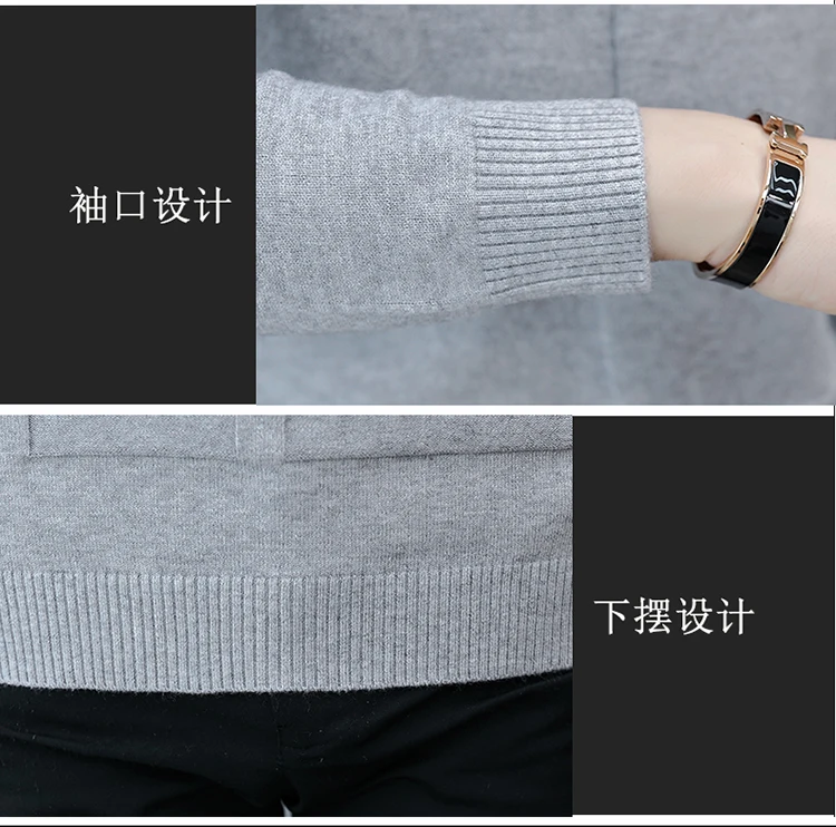 nuevo invierno catido suéter hombres moda cuello alto hombres elatistico fuerza Slim Fit casual pulóver suéter