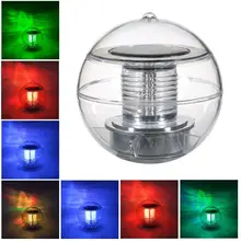 Плавающие, для освещения, светодиодный свет для бассейна, водонепроницаемая лампа для изменения цвета для бассейна, вечерние украшения