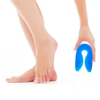 

1 Pair New Foot Care Tools U-shaped Half Size Shoes Insole For 33-46 Size Shoes Insert Plantar Fasciitis Plantar Pain Foot Pad