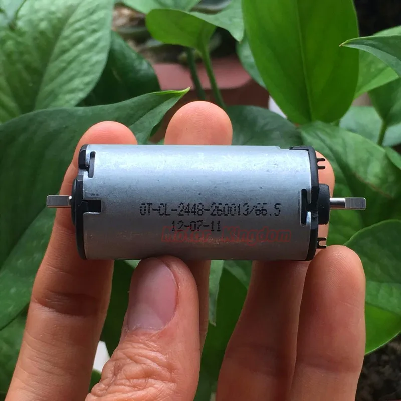 OT-CL-2448 двойной D-образный Φ DC 12V 24V 6800RPM микро двигатель с угольной щеткой для